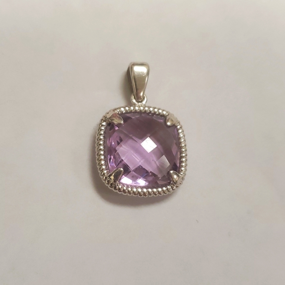 SJM sterling silver pendant